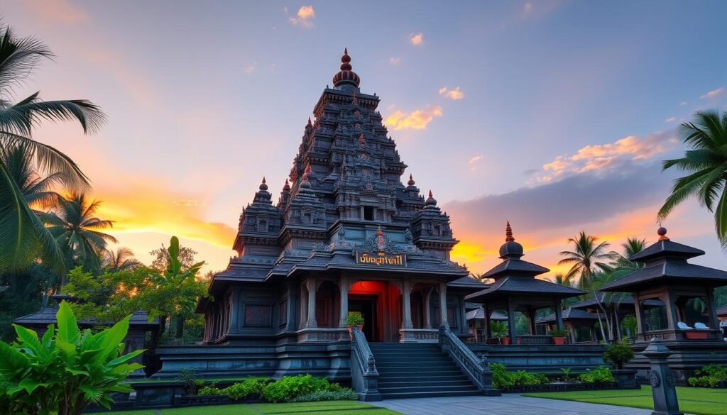 hindu mandir in indonesian